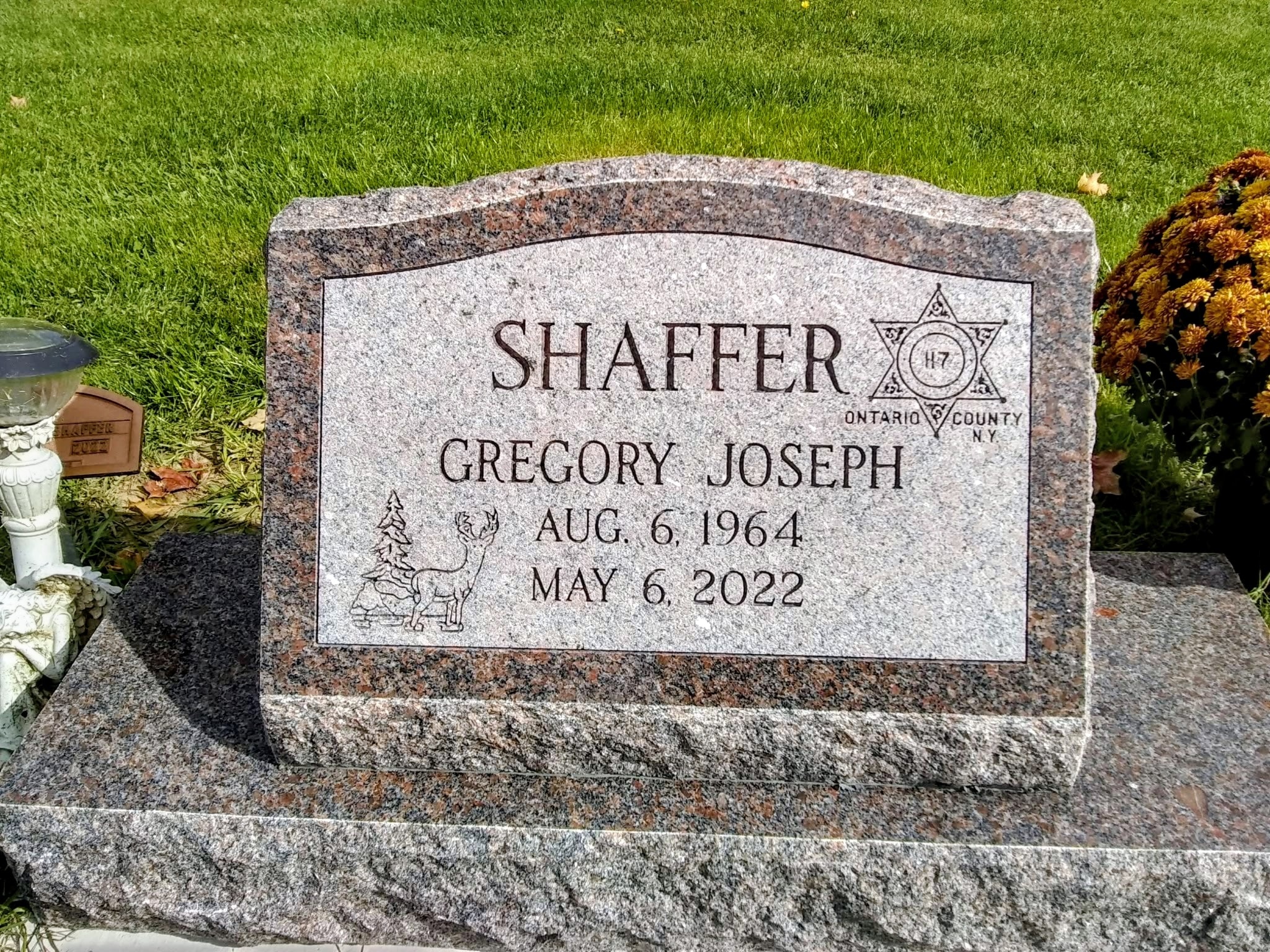 Gravestone of Lt. Gregory Joseph Shaffer, Aug 6 1964 – Aug 9 1982